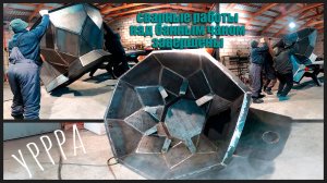 Создание банного чана / завершил все металлические детали и даже покрасил.