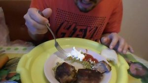 ОБЖОР ДОМАШНИЕ КОТЛЕТЫ С ЗЕЛЕНЫМ ГОРОШКОМ