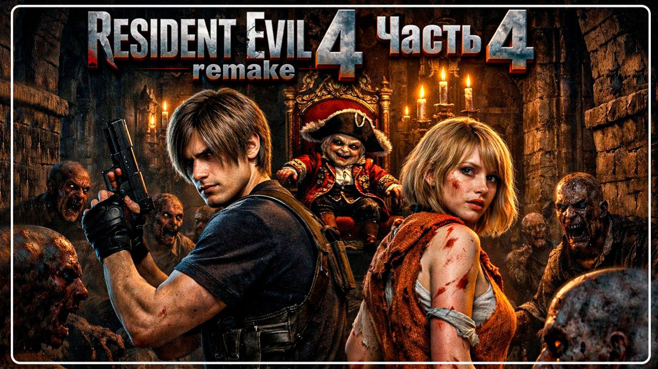 Resident Evil 4 - НАС СХВАТИЛИ! ЭШЛИ В ПАНИКЕ! КАКОЙ БУДЕТ ФИНАЛ? 🔫 ПЕРВОЕ ПРОХОЖДЕНИЕ 2026 #4 смотреть онлайн