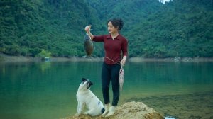 Ловушки для рыбы и земляные работы для моего дома. Строю новую жизнь на озере. Ван Ли