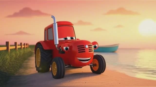 ✅Детский Мультфильм «Красный трактор — Урожайный диско-бит» 🚜🎵 смотреть онлайн
