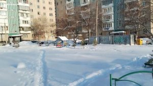 Прогулка по снегу 21 февраля