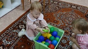 Дидактическая игра в первой группе раннего возраста"Смешарики" 06.11.2025г