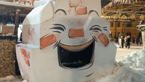 Прогулки по Москве. Масленица на Красной площади. Вечер