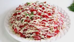 Он Бесподобен! Салат "Обжора" / Из простых продуктов очень вкусный салат