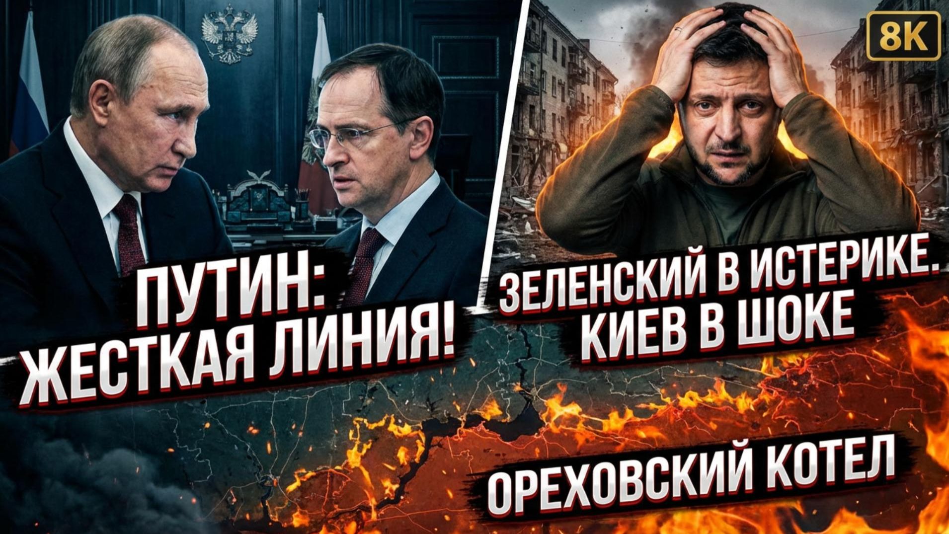 💥Меркурис | РАЗГРОМ: Путин ставит ультиматум! Зеленский в истерике, Орехов в котле, Киев в панике смотреть онлайн