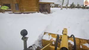 Строительство, работа погрузчика, обзор