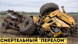 Как трактор-гигант К-700 складывался пополам, хороня тракториста?