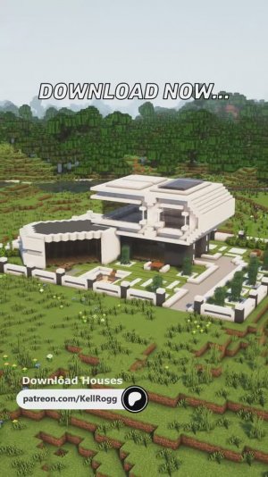РАСКОШНЫЙ СОВРЕМЕННЫЙ ДОМ В МАЙНКРАФТ