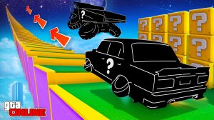 ВЫБИЛ 2 РАНДОМНЫЕ ТАЧКИ ИЗ ЛАКИ БЛОКОВ! СМОГУТ ЛИ ЗАБРАТЬСЯ ПО СТУПЕНЬКАМ ЛЕСТНИЦЫ? ЭКСПЕРИМЕНТЫ ГТА