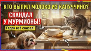 Молоко.🥛Кто его слизал?😋🤣🐶