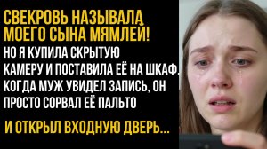 ИСТОРИИ ИЗ ЖИЗНИ / Семейная драма: скрытая камера на кухне и месть свекрови. Расплата за наглость.