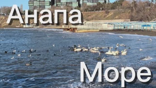 Анапа. Море. Шторм.