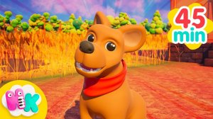 Springt ein Hund durch das Feld  Hund Kinderlied  Lieder für Kinder | HeyKids Kinderlieder TV