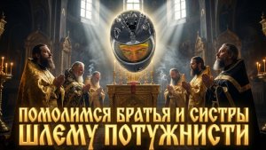 ПОМОЛИМСЯ БРАТЬЯ И СИСТРЫ ШЛЕМУ ПОТУЖНИСТИ ЯКИЙ СИМВОЛИЗУЕ СВИТЛЫЙ СИМВОЛ  ЗАХИСТУ УКРАИНЬСКОГУ