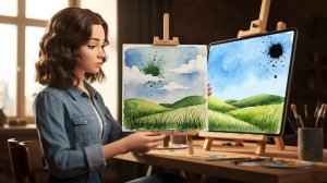 Живой рисунок против мёртвого пикселя 🎨🤖💔