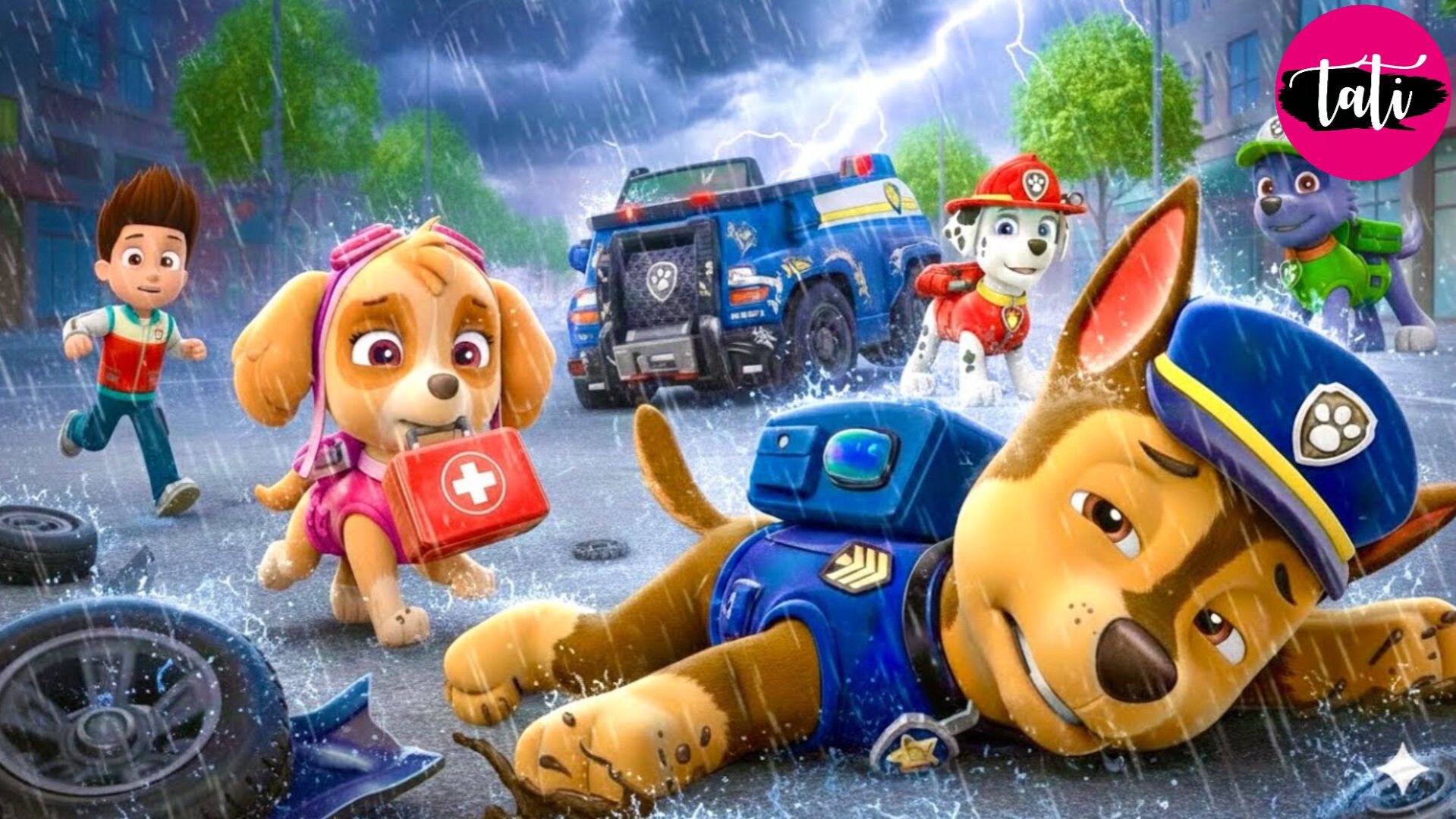 Щенячий патруль и Маршалл. Залипательное видео. Мультфильм для детей и малышей. Анимация 269 смотреть онлайн