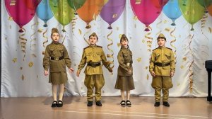 Квартет "Разноцветье", ДШИ № 13, с.Сосновка муз. и сл. М. Лебедевой "Солдатики"