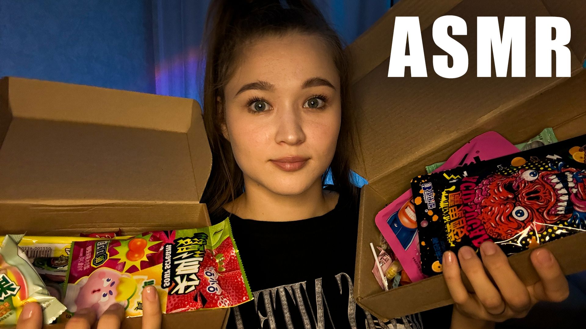 АСМР итинг японских сладостей 🍭🍬 смотреть онлайн