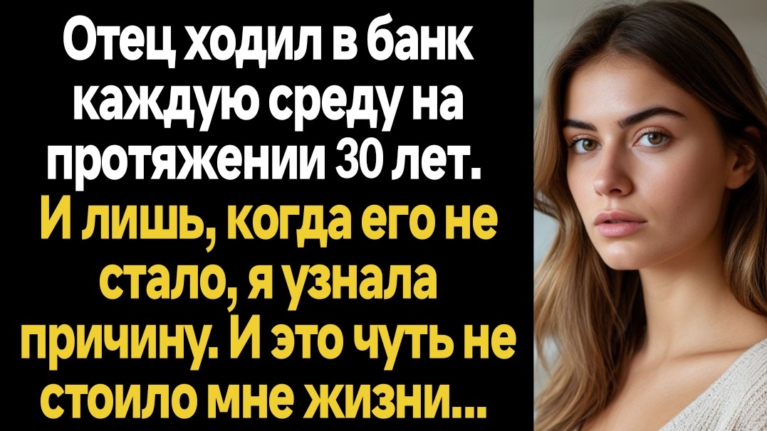ИСТОРИИ ИЗ ЖИЗНИ/Отец ходил в банк каждую среду на протяжении 30 лет, и лишь после его смерти я узна смотреть онлайн