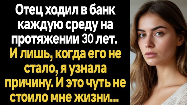 ИСТОРИИ ИЗ ЖИЗНИ/Отец ходил в банк каждую среду на протяжении 30 лет, и лишь после его смерти я узна
