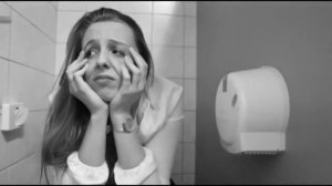 girl and her girlfriend has diarrhea at a work