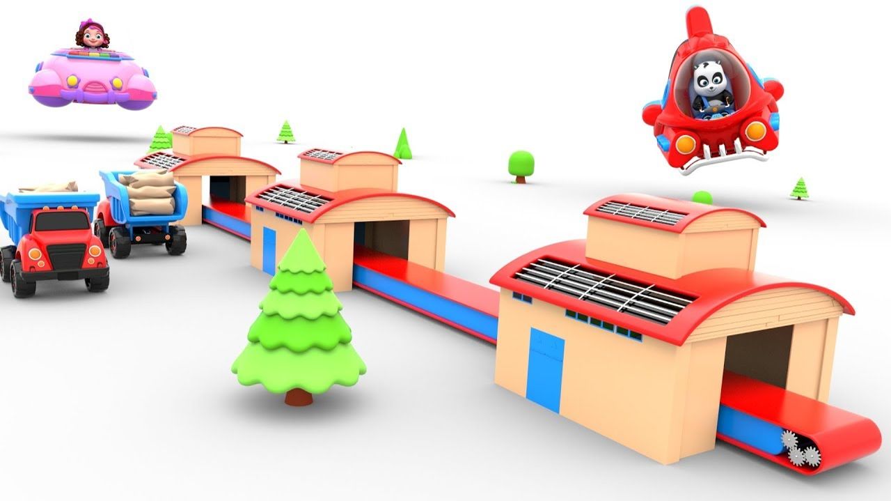 Пинки и Панда с фигурками - Обучающие видеоролики для детей смотреть онлайн