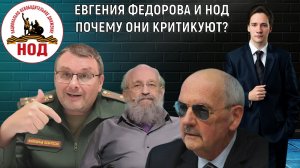 Евгения Федорова почему критикуют Вассерман Сергей Комков? Евгений Федоров ведет НОД в тупик!