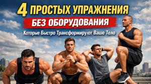 4 ПРОСТЫХ УПРАЖНЕНИЯ КОТОРЫЕ ТРАНСФОРМИРУЮТ ВАШЕ ТЕЛО