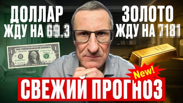 НОВЫЙ прогноз по курсу доллара и ЗОЛОТУ по технике /// Старый трейдер