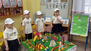 Команда «Математический патруль» МБДОУ №36, защита математического проекта