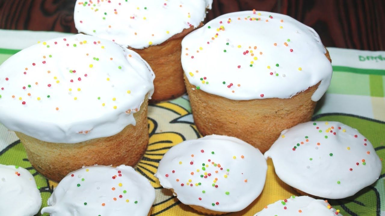 Нежные и Воздушные Куличи на Пасху. Пасхальная Выпечка смотреть онлайн