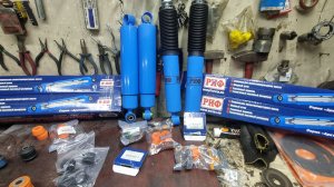 Амортизаторы РИФ +50 на УАЗ Патриот.