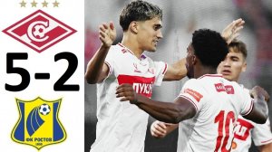 "Спартак" разгромил "Ростов"! 5-2! Игра в одну калитку! Обзор матча!