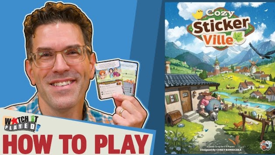 Cozy sticker ville. Правила настольной игры. Watch it played (Яндекс перевод)
