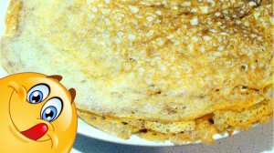 Полезные блины с  добавлением льняной муки - нежные - рецепт