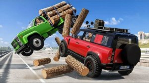 BeamNG Drive - Аварии с силовым полем