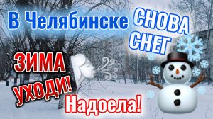 И снова снегопад в Челябинске 21 февраля 2026 г