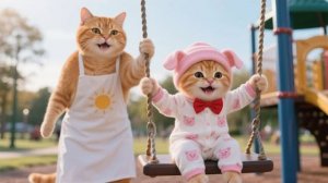 Сборник детских мультиков про маленького котика и маму-кошку. Сборник детских мультиков.