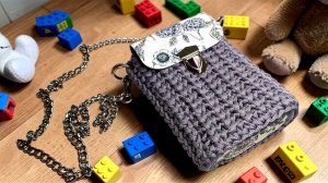 Мастер-класс по вязанию летней сумки крючком из полиэфирного шнура