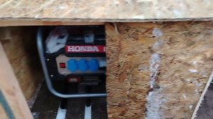 Ворон Гриша 23 ноября, домик для генератора