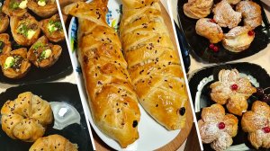 12 РЕЦЕПТОВ ИЗ СЛОЕНОГО ТЕСТА В АЭРОГРИЛЕ | 12 БЫСТРЫХ И ВКУСНЫХ ИДЕЙ НА КАЖДЫЙ ДЕНЬ