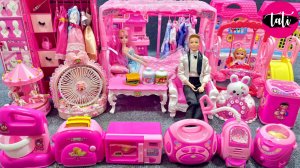Играем в игрушки из мультика принцесса кукла Барби. Мультфильм для детей. ASMR АСМР