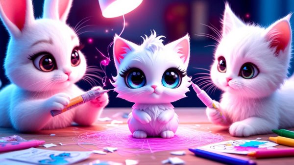 🌈 Котик и кролик своими руками! Игрушки дома 🎨