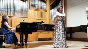 Юлия Меннибаева исполняет «Как сладко с тобою мне быть» Чайковского. Фортепиано — Евгения Лопухина