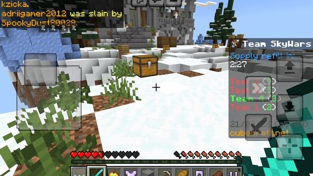 играю в Minecraft 
на сервере