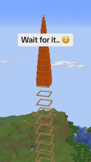 Взлом самой большой булыжной башни в Minecraft