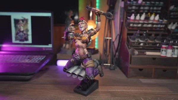 Painting a 3D Printed Madmax Inspired Character