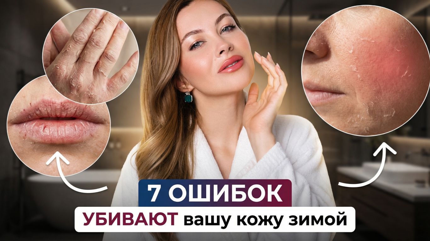КОЖА ШЕЛУШИТСЯ? ЗАЩИТА КОЖИ ЛИЦА В ХОЛОД: 7 ОШИБОК, из за которых всё сохнет смотреть онлайн