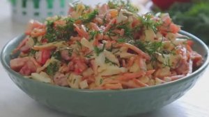 САЛАТ НАРАСХВАТ! Вкусный Крабовый Салат "ПЕРЕПОЛОХ"